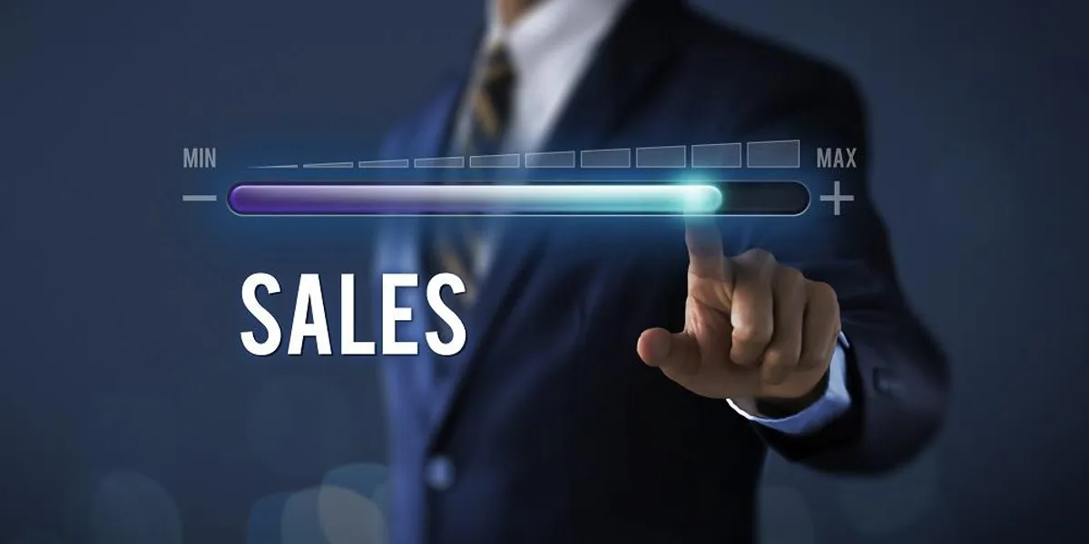 Sales success concept illustration